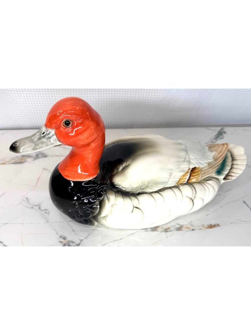 Andrea by Sadek Ceramic Hand Painted Duck Figurine Multicolor Made in Japan